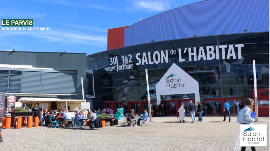 Parvis 2 extérieur Salon Habitat Charente 