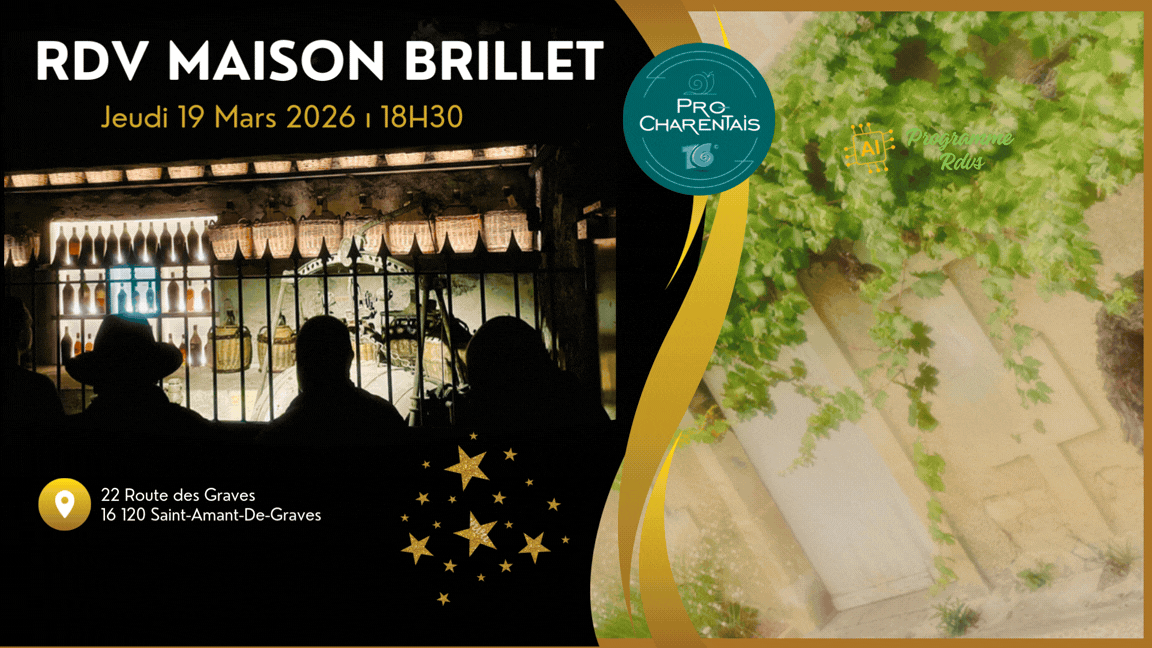 Rdv INFO – VISITE – DÉGUSTATION de La Belle de Brillet à Saint-Amand-De-Graves ı Le Jeudi 19 Mars à 18H30