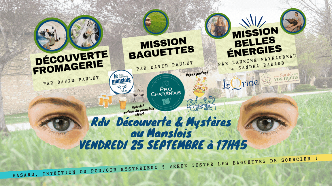 Rdv Visite & Missions à la Fromagerie du Manslois ı Le VEN 25 SEPTEMBRE à 17H45 !